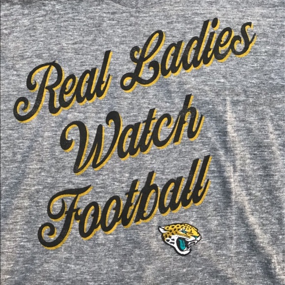 Real Ladies Watch Football NFL Jaguars TShirt XL - Picture 1 of 3